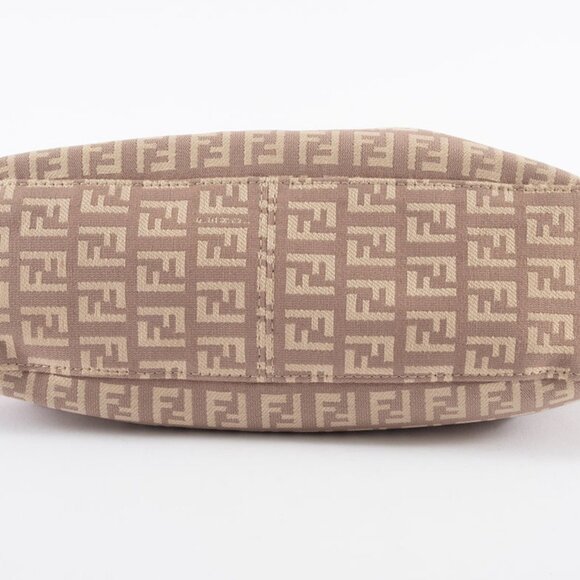 FENDI Pink Leather Zucca Shoulder Bag - Picture 11 of 16